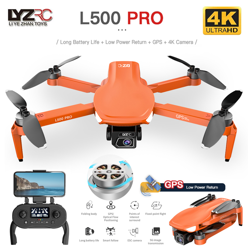 Drone Camera Wide Angle - L500 PRO GPS Drone 4K Professional