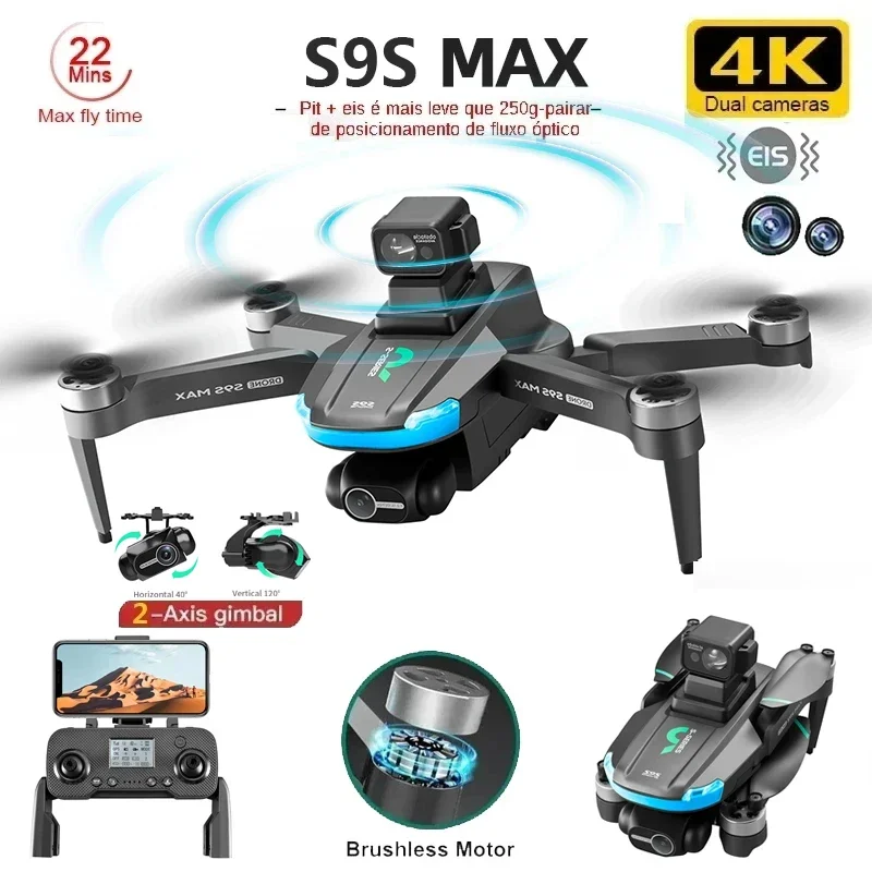 Drone Camera Lens - Nouveau S9S MAX MINI Drone 4K