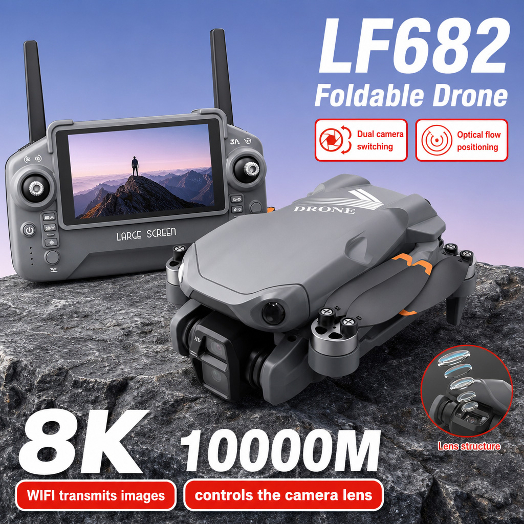 Drone Camera Hd - Drone photo aérien LF682 8K HD