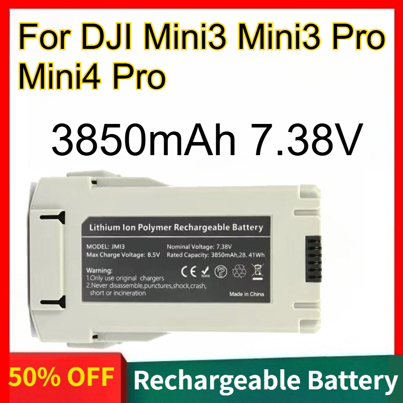 Dji Drone Mini 4 Pro - Batterie Lithium-ion de grande capacité 3850mAh