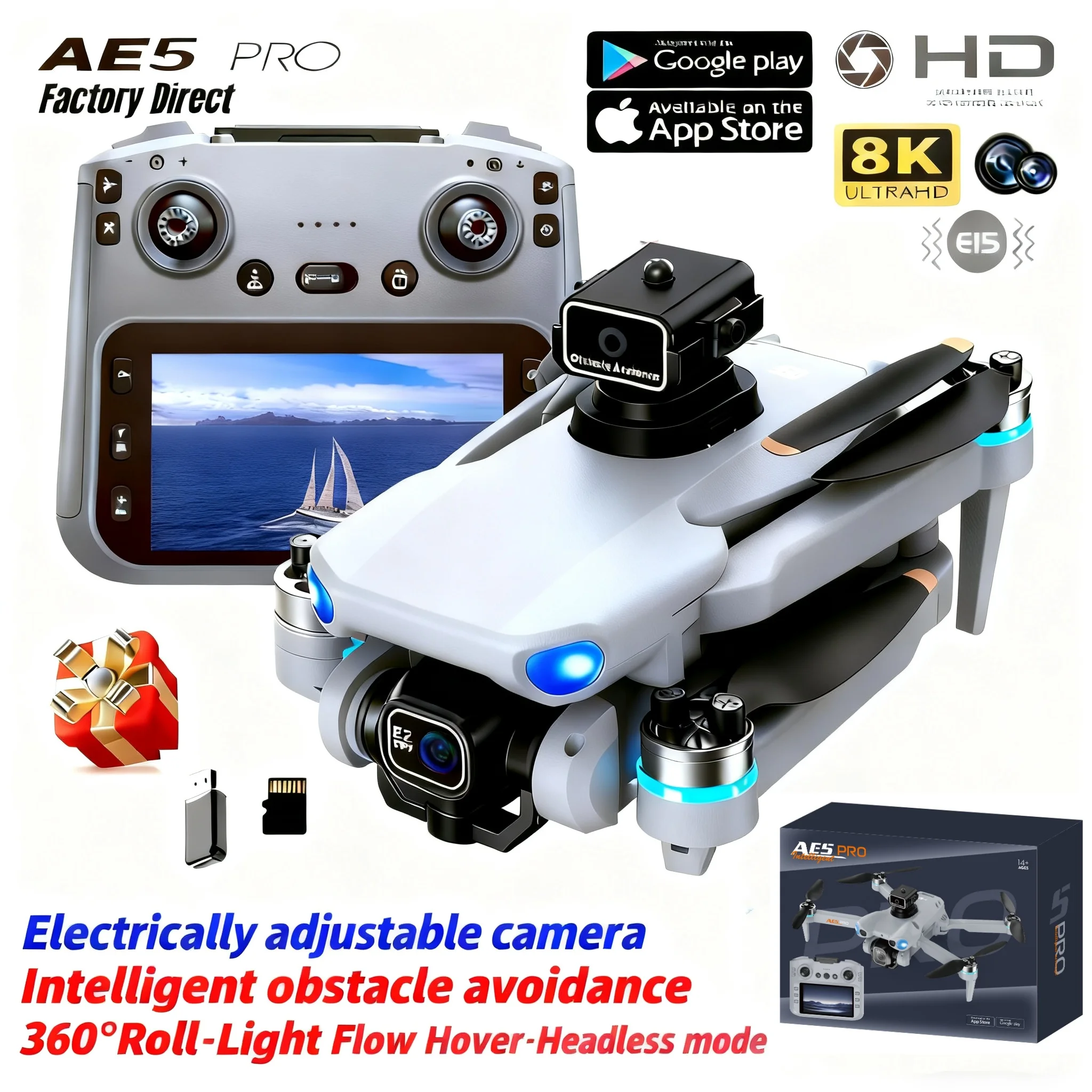 Drone Camera Mount - Drone AE5 Pro 8K HD avec