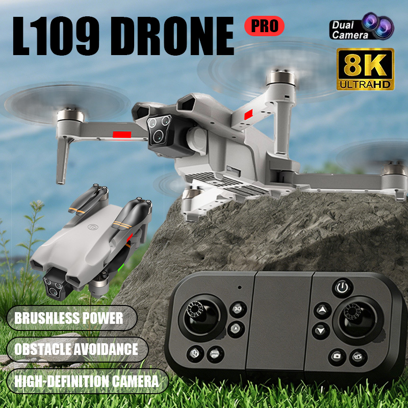 Drone Camera Professional - NOUVEAU Drone L017 Pro Brushless 3D