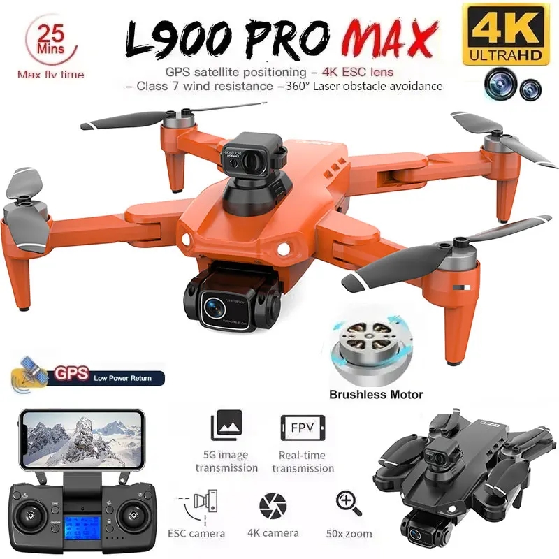 Drone GPS L900 Pro MAX 4K prof - Drone Camera Professional avis et prix