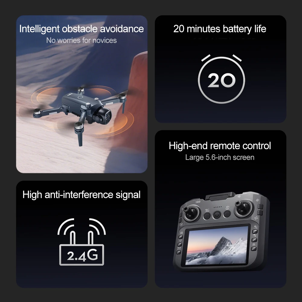 Drone professionnel pliable Le - Drone Camera Night Vision avis et prix