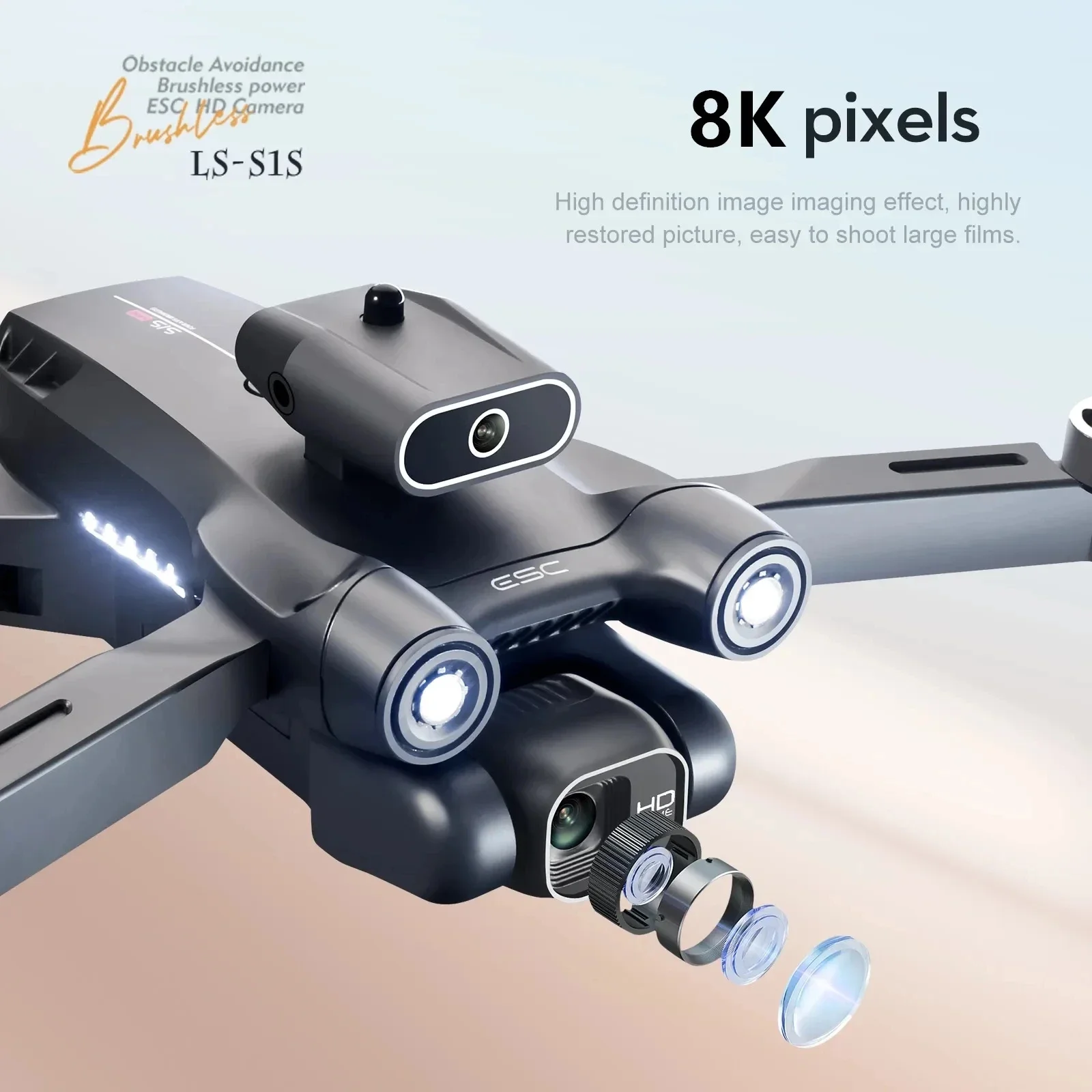 S1S 5G GPS Drone Caméra 8K, Mo - Drone Camera Hd avis et prix