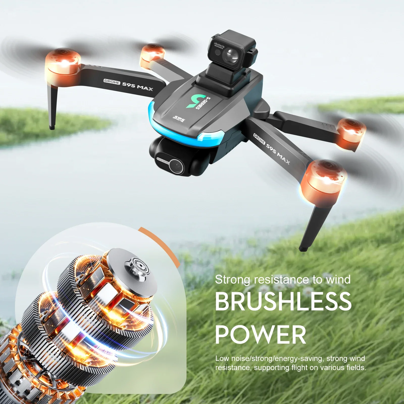Nouveau S9S MAX MINI Drone 4K  - Drone Camera Lens avis et prix