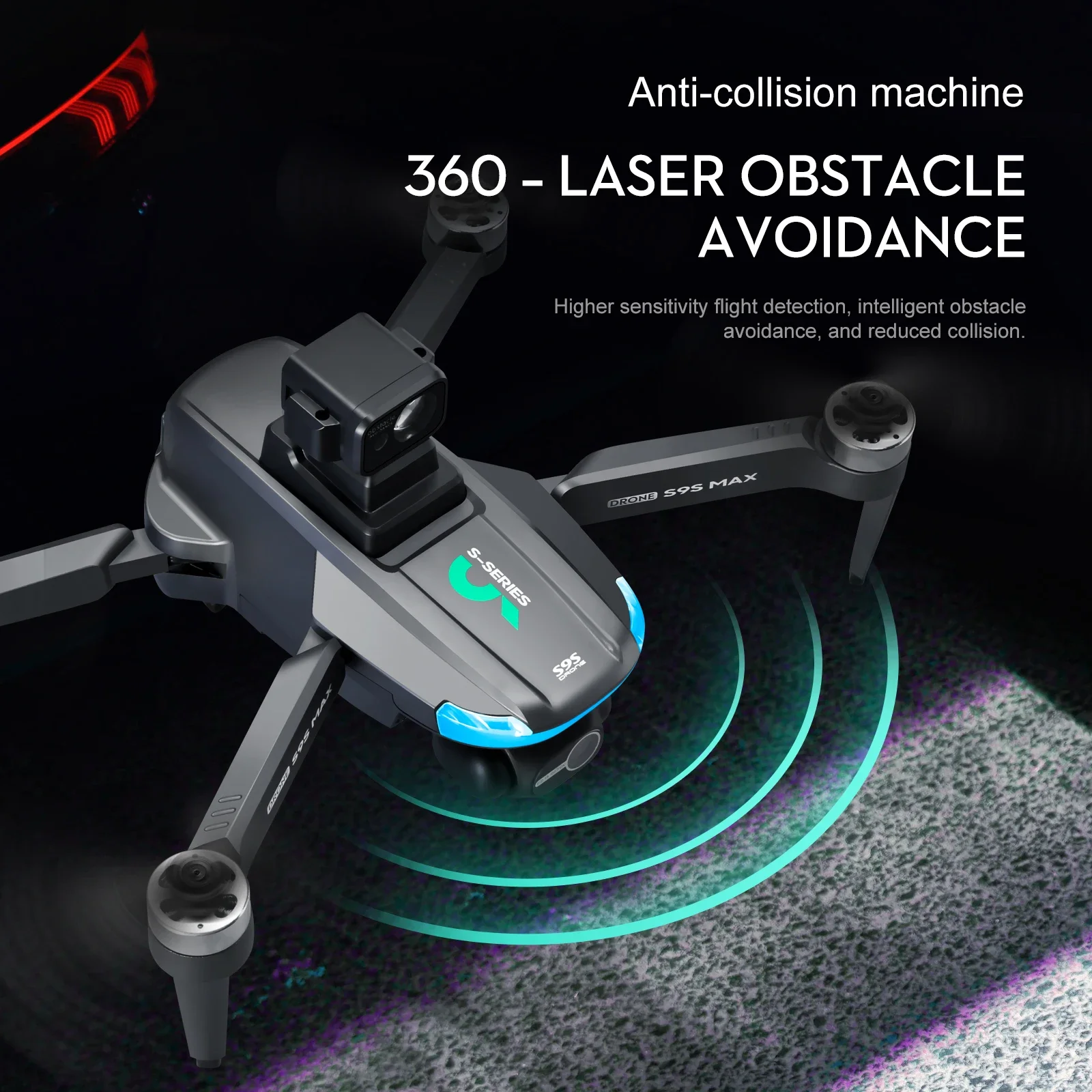 Nouveau S9S MAX MINI Drone 4K  - Drone Camera Lens avis et prix