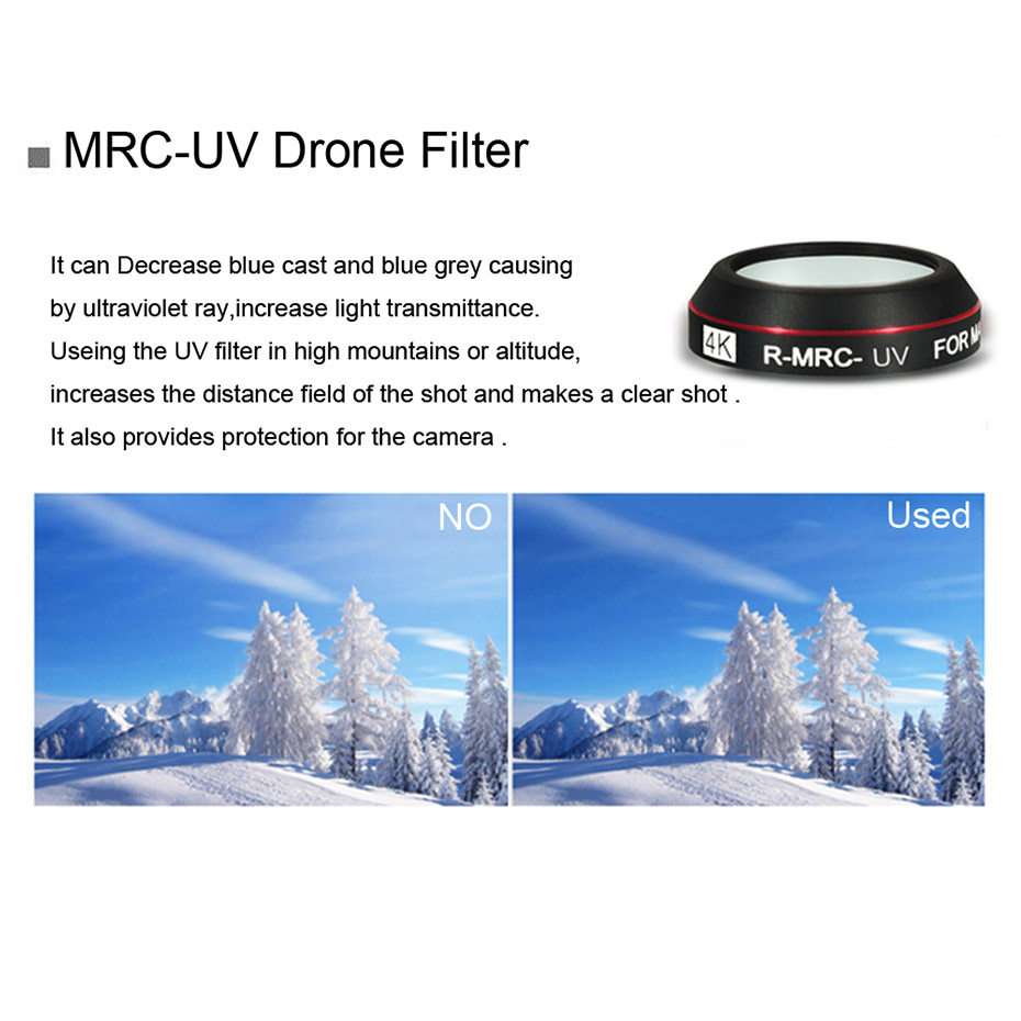 Filtre de Drone pour DJI Mavic - Drone Camera Filter avis et prix