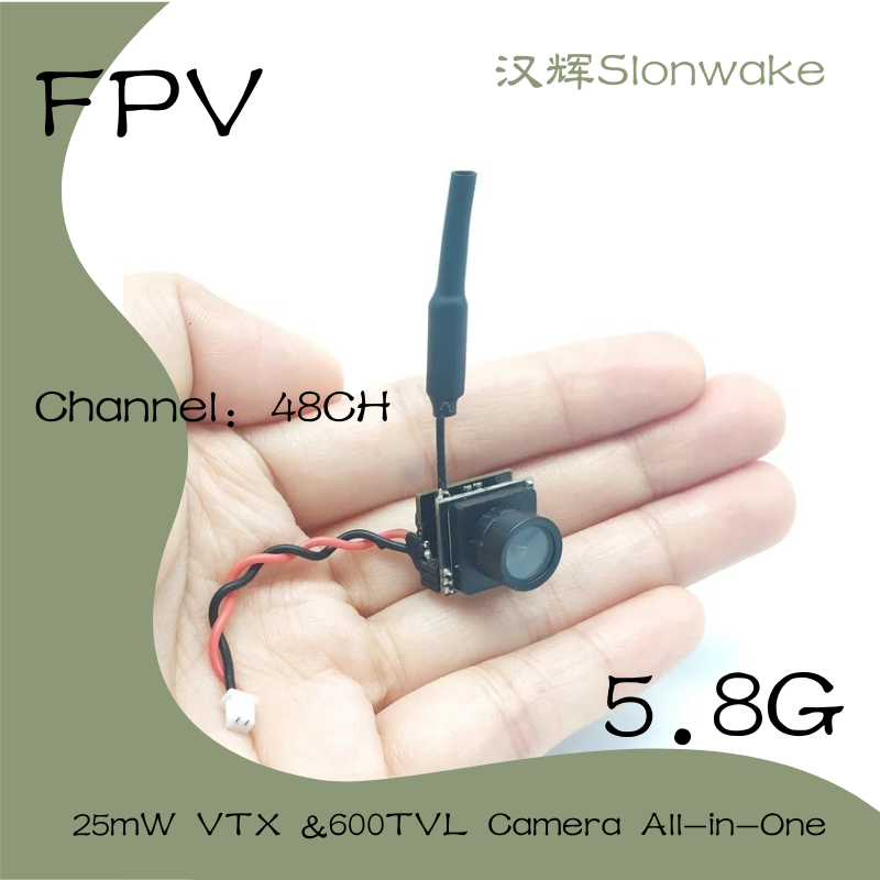 Slonwake 5.8G 48CH 25mW FPV VT - Drone Camera Wide Angle avis et prix