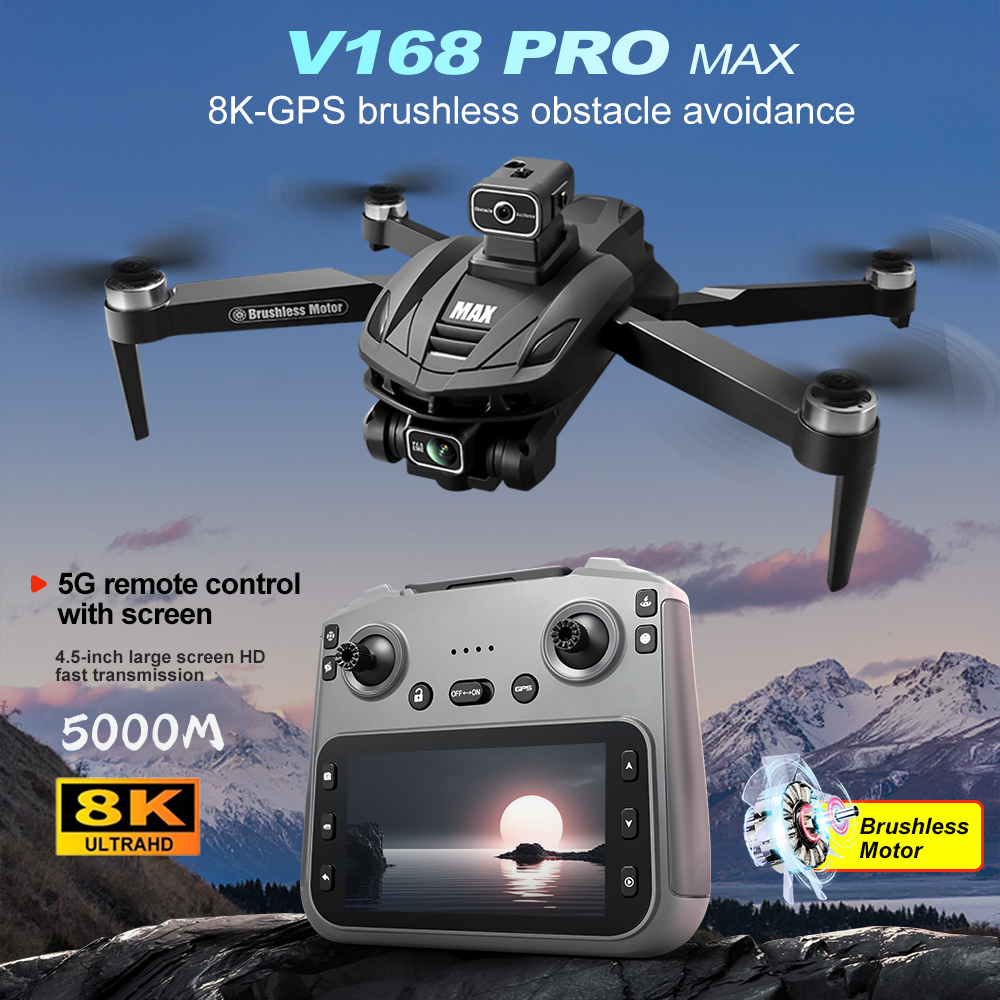 V168 PRO Max GPS Drone 8K prof - Drone Camera Hd avis et prix