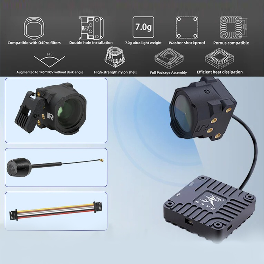 Kit CNC RATE O4 Lite Air Unit, - Drone Camera Wide Angle avis et prix