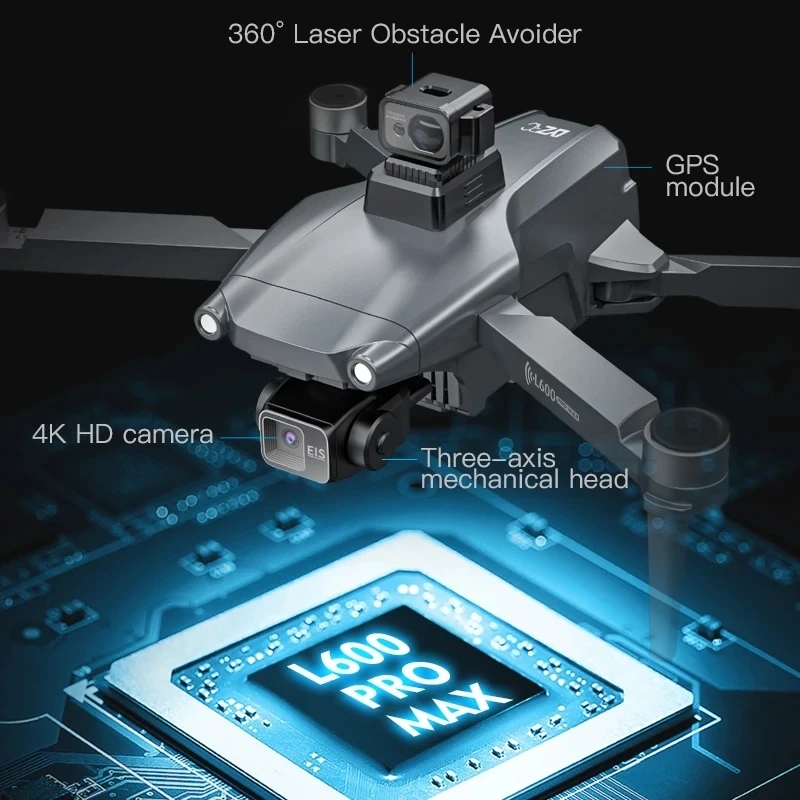 Drone GPS professionnel L600 P - Drone Camera Hd avis et prix