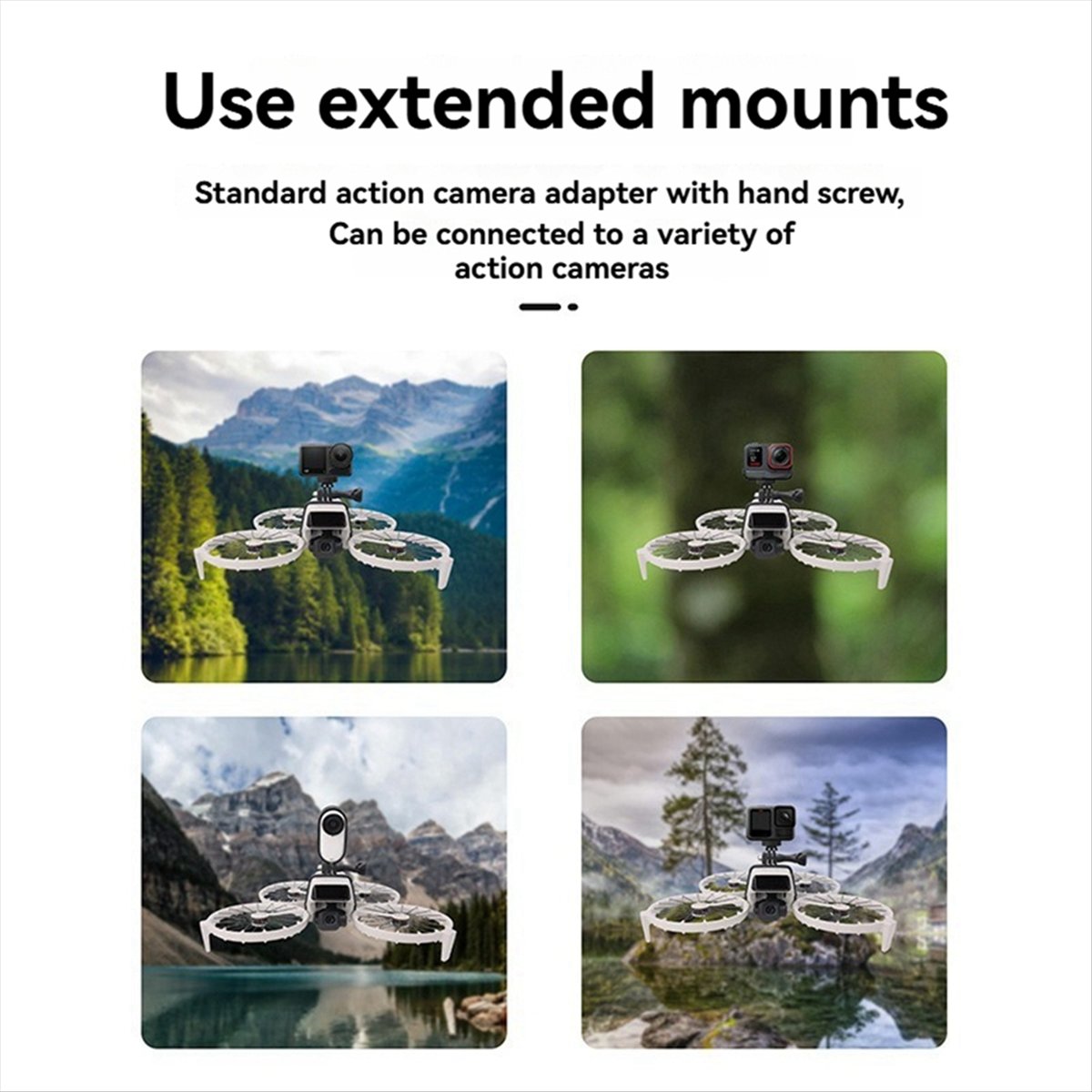 Support d'extension supérieur  - Drone Camera Action avis et prix